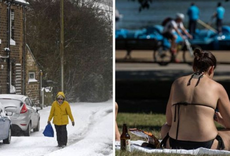 Viscol și caniculă