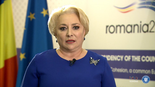 Viorica Dăncilă, cu Președinția Consiliului UE