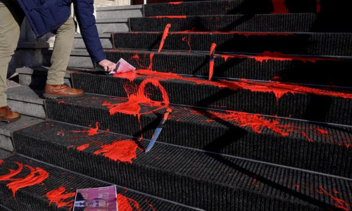 Protest la Ministerul Justiției