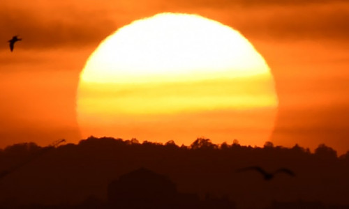 Noapte fierbinte în Australia, Luna apune