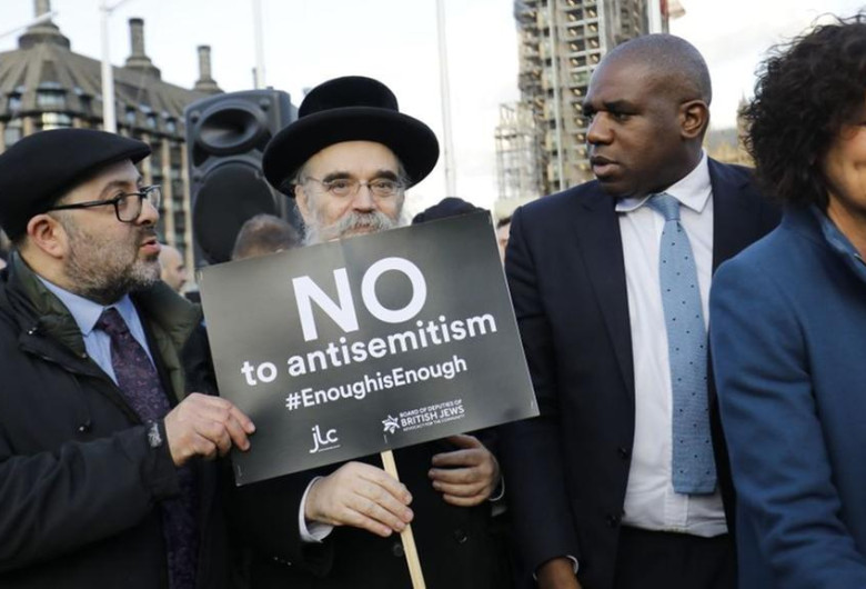 Protest împotriva antisemitismului