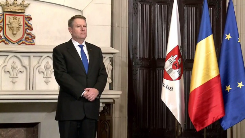 Klaus Iohannis la Iași