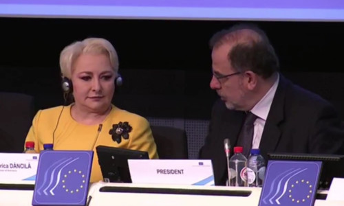 Viorica Dăncilă și Luca Jahier