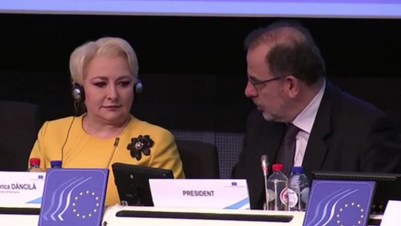 Viorica Dăncilă și Luca Jahier