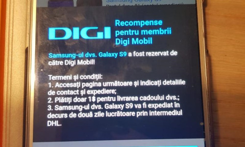 Campanii false cu telefoane Digi