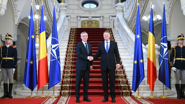 Jens Stoltenberg Klaus Iohannis