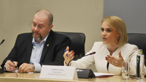 Gabriela Firea și Aurelian Bădulescu