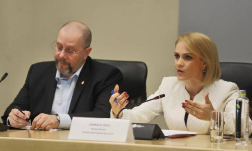 Gabriela Firea și Aurelian Bădulescu