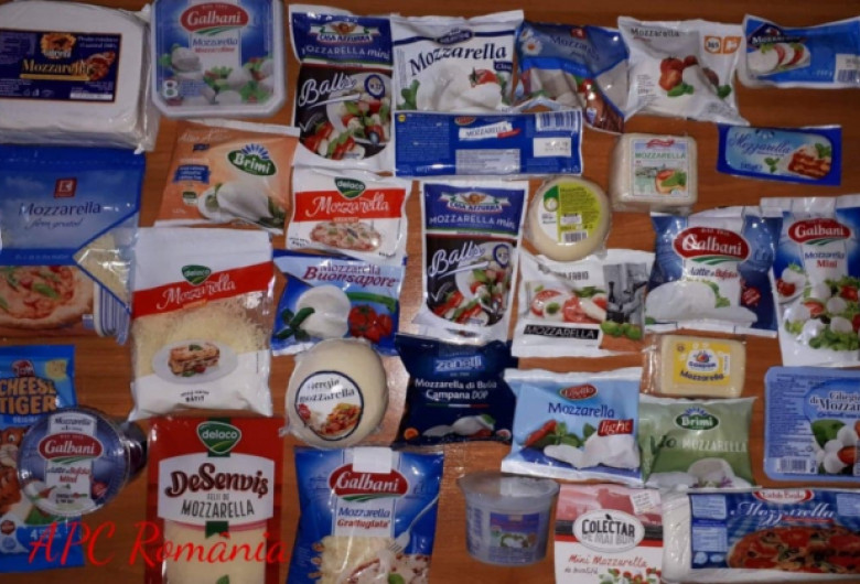 Mozzarella analizată de APC