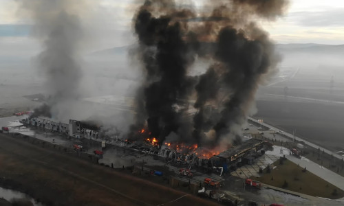 Incendiu la fabrica de condimente Alba Iulia