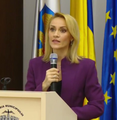 Gabriela Firea, la Primăria Capitalei