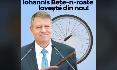 Iohannis ironizat de PSD