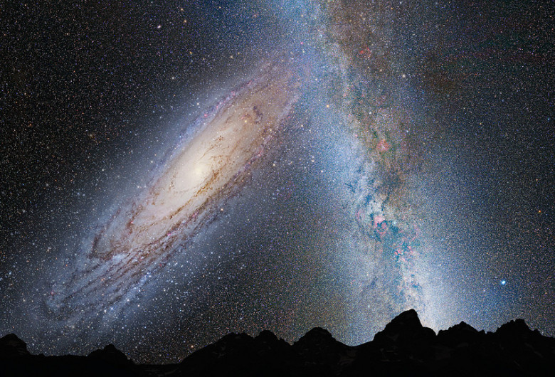 Coliziune Calea Lactee cu Andromeda