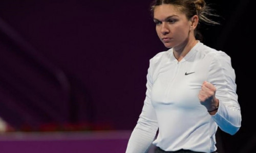 Simona Halep la Doha