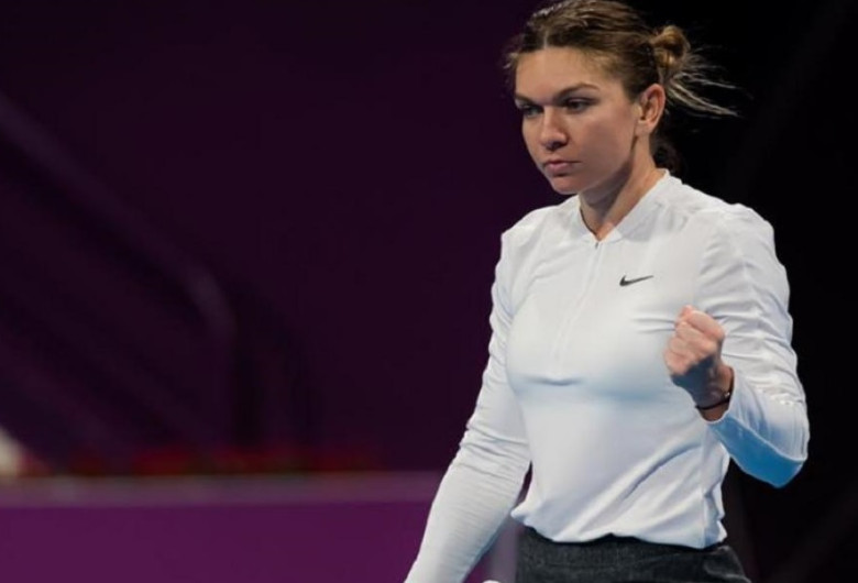 Simona Halep la Doha