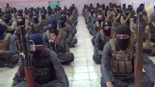 Jihadiști din gruparea Stat Islamic