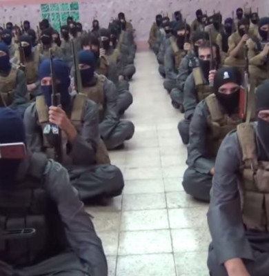 Jihadiști din gruparea Stat Islamic
