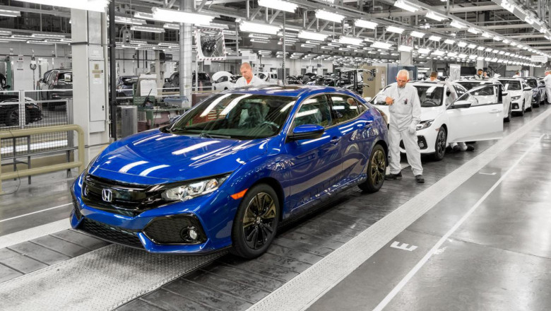 Fabrică Honda, uzină auto