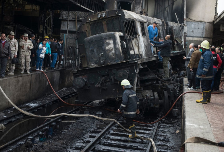 Accident feroviar gară Cairo