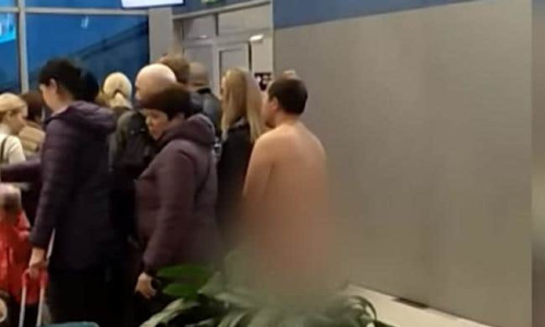 Pasager gol în aeroportul Domodedovo