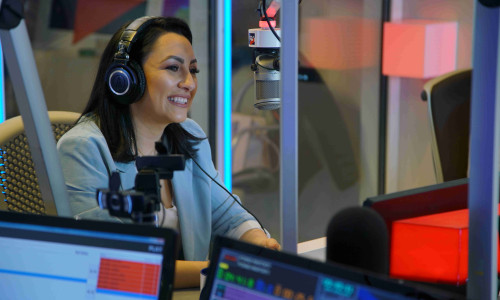 Andra, în studio