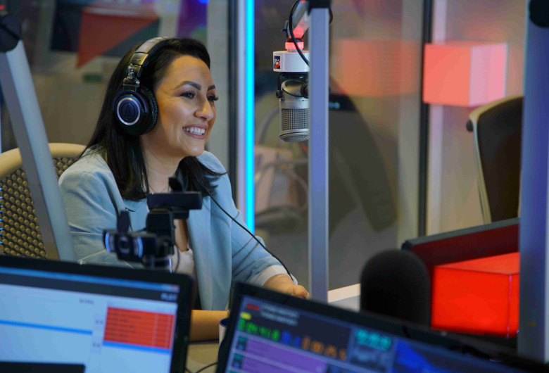 Andra, în studio