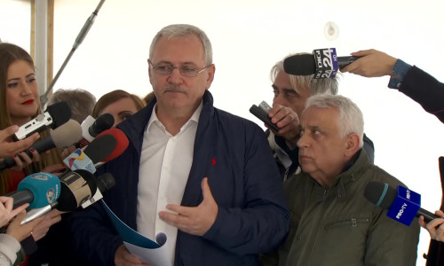Liviu Dragnea cu Petre Daea, la Călărași