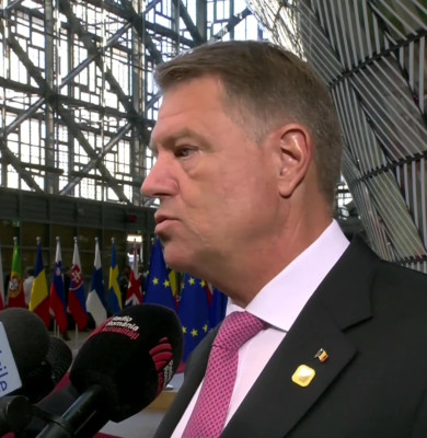 Klaus Iohannis, la Bruxelles