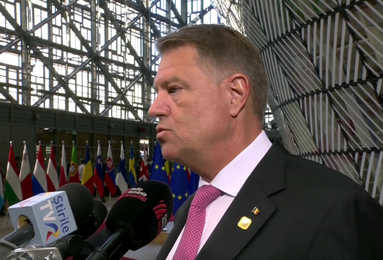 Klaus Iohannis, la Bruxelles