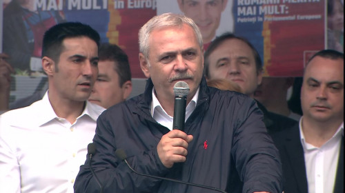 Liviu Dragnea la mitingul PSD din Craiova