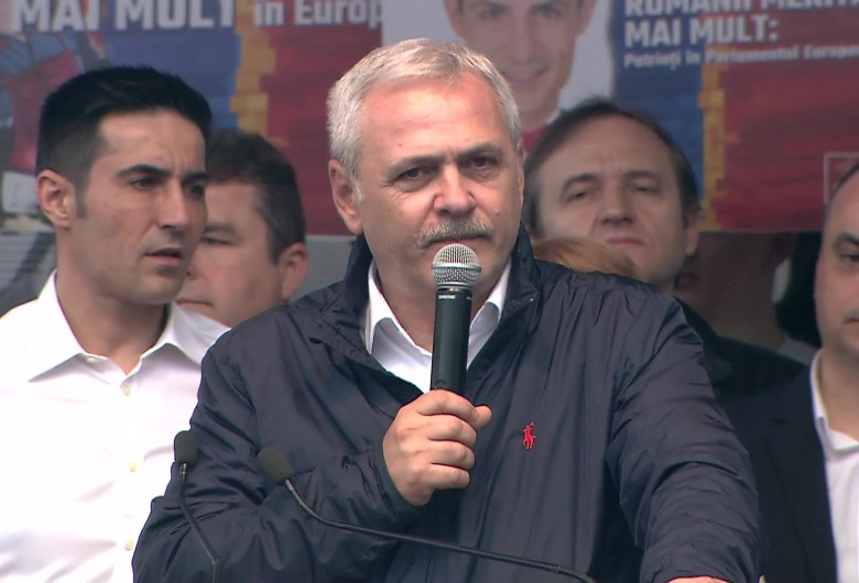 Liviu Dragnea la mitingul PSD din Craiova