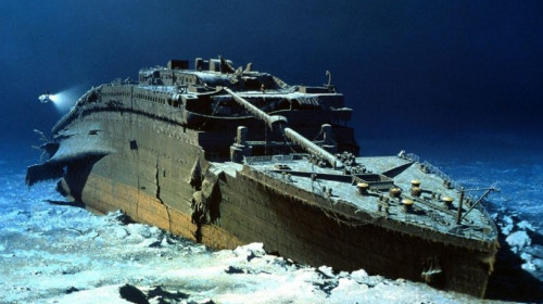 Epava vasului Titanic, scufundat