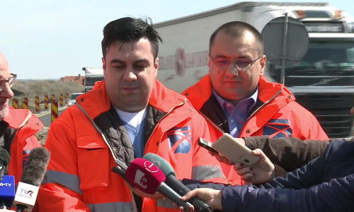 Răzvan Cuc, pe autostradă, în șantier