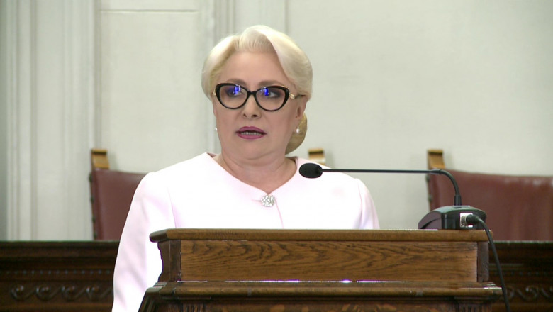 Viorica Dăncilă, cu gura deschisă