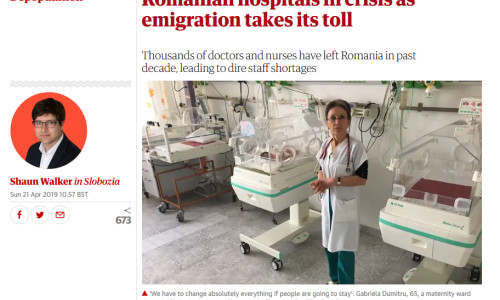 The Guardian scrie de medicii noștri