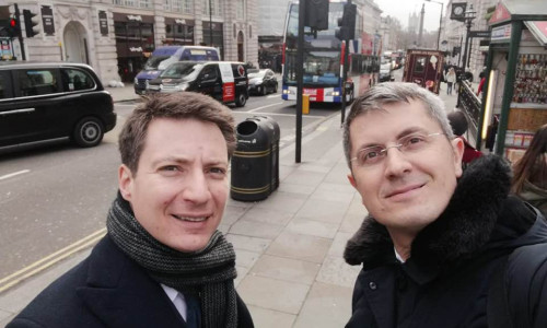 Andrei Caramitru cu Dan Barna