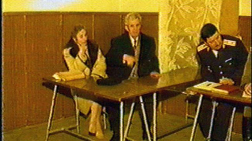 Soții Ceaușescu la proces