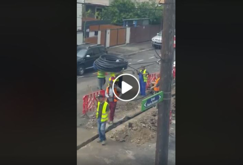 muncitori cablu