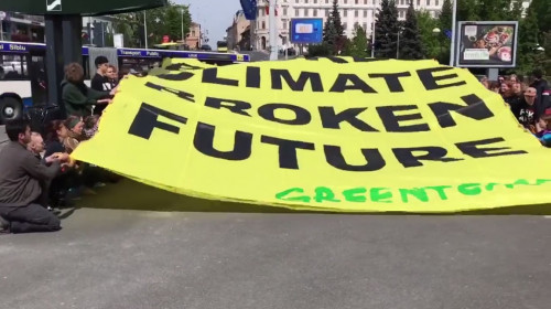Greenpeace, mesaj pentru liderii europeni, la Sibiu