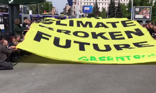 Greenpeace, mesaj pentru liderii europeni, la Sibiu