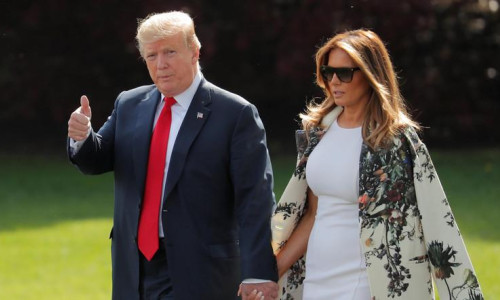 Donald cu Melania Trump