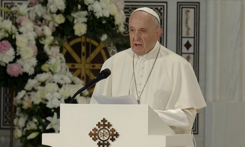 Papa Francisc, în Catedrala Mântuirii Neamului