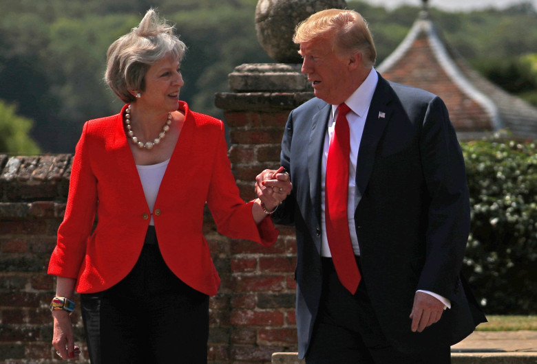 Donald Trump cu Theresa May