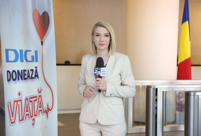 Carla Tanasie Campanie Digi Doneaza Viata