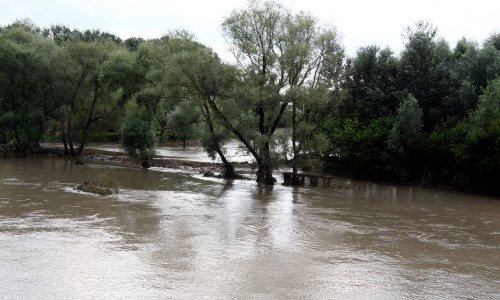 Inundații în România