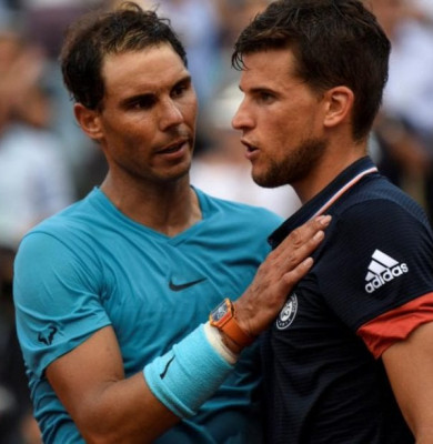 Rafael Nadal cu Dominic Thiem