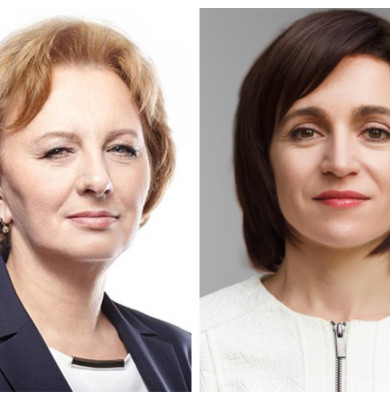 Zinaida Greceanîi și Maia Sandu