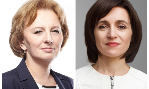Zinaida Greceanîi și Maia Sandu