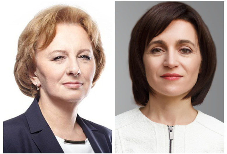 Zinaida Greceanîi și Maia Sandu