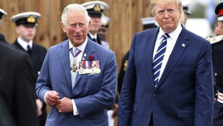 Prințul Charles cu Donald Trump